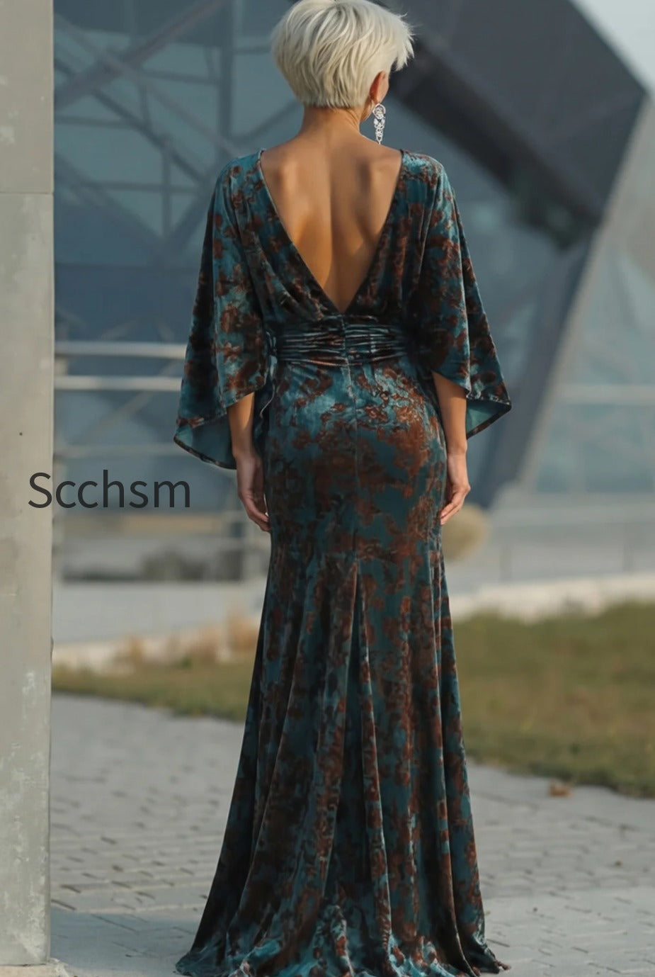 floral-dark-green-sheath-velvet-boat-neck-long-mother-of-the-bride-dress-with-pockets