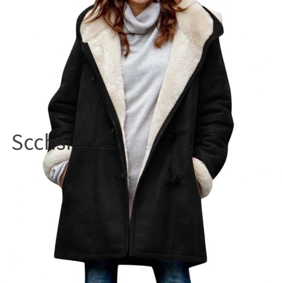 winter-intellectual-simple-harajuku-solid-color-casual-button-cardigan-warm-mid-length-hooded-women-overcoat-40500456