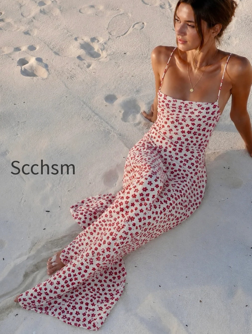 strappy-floral-print-crisscross-flowy-long-sundress