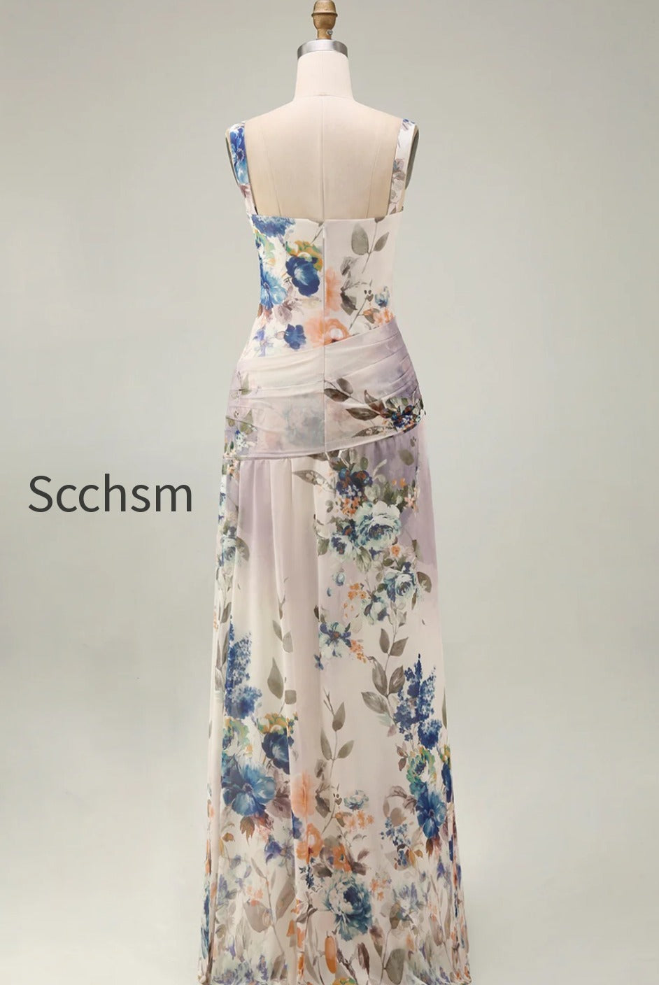 square-neck-a-line-draped-floral-maxi-ivory-beach-wedding-guest-dress