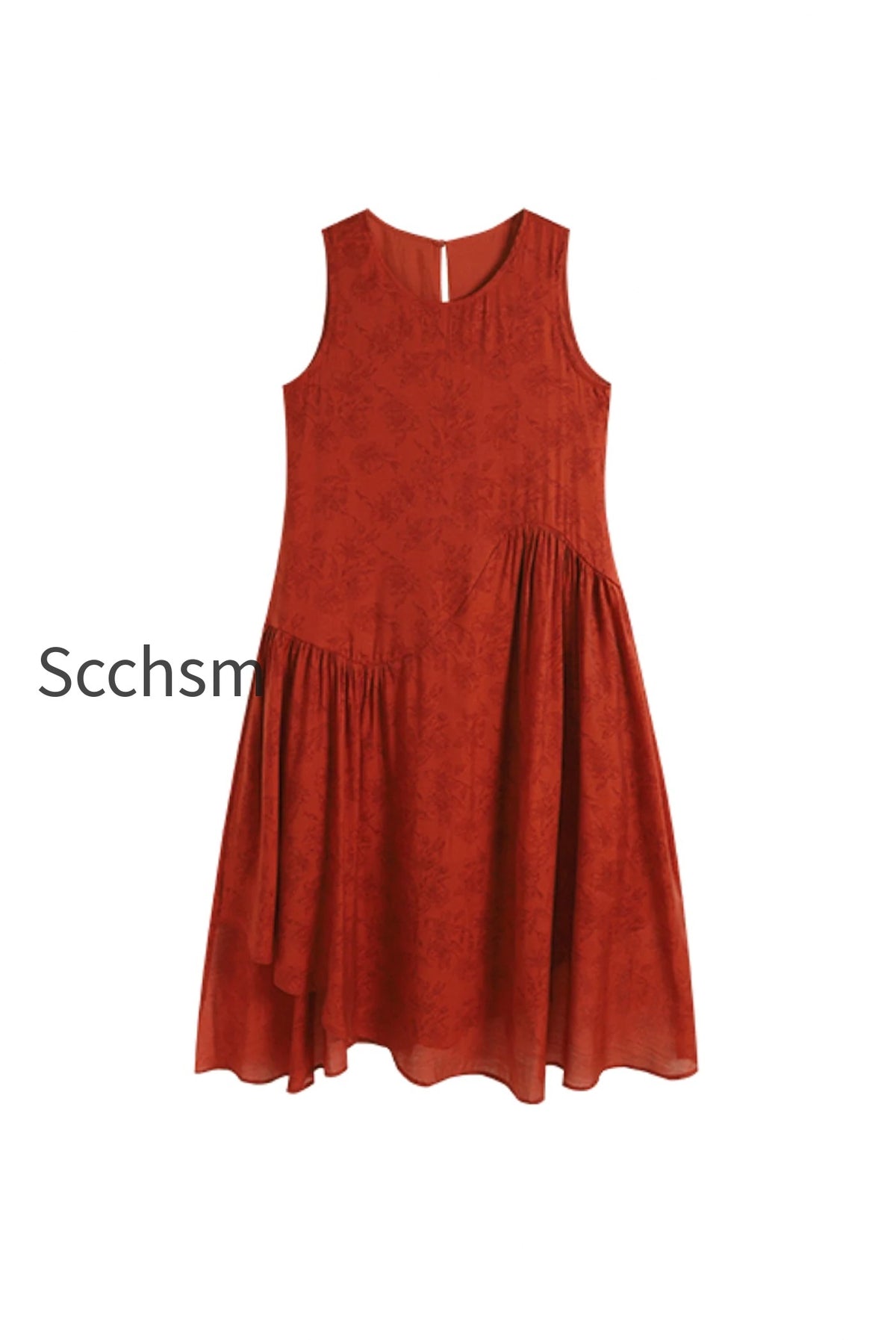 red-asymmetrical-tiered-sleeveless-maxi-dress-with-floral-print