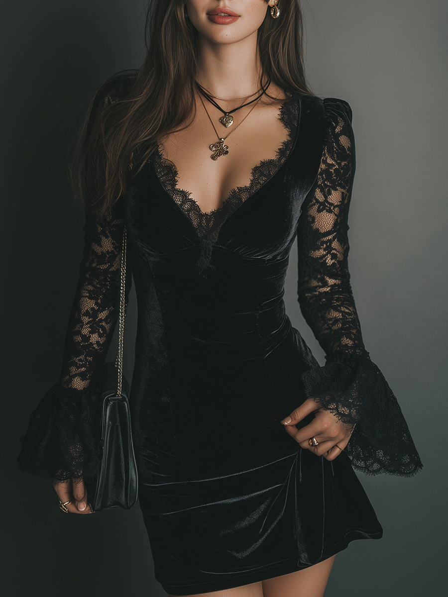 romance-midnight-velvet-lace-bell-sleeve-mini-dress-wuvt