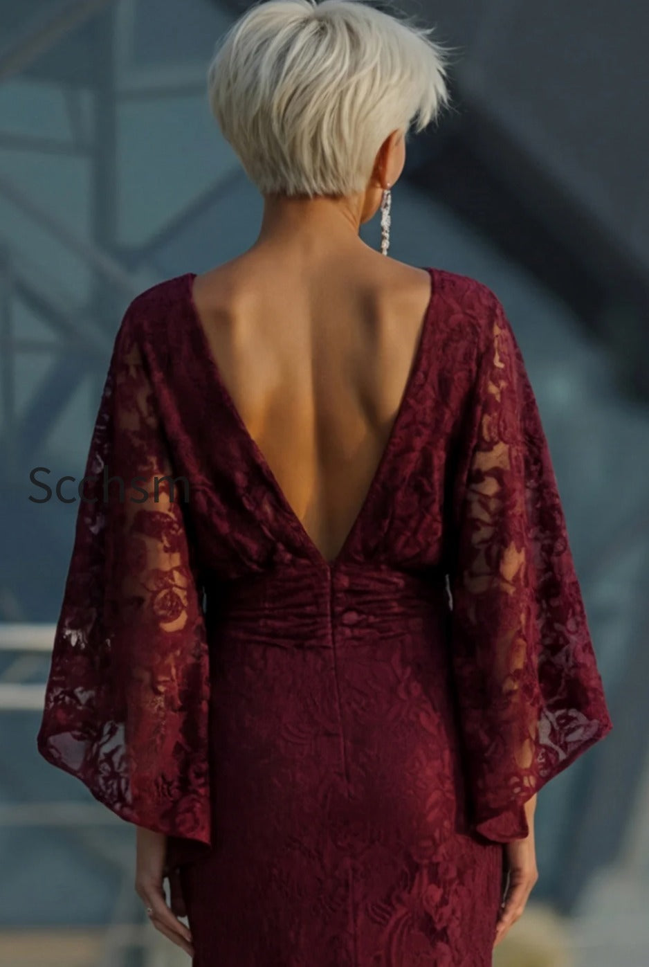 burgundy-floral-lace-sheath-boat-neck-long-mother-of-the-bride-dress-with-pockets