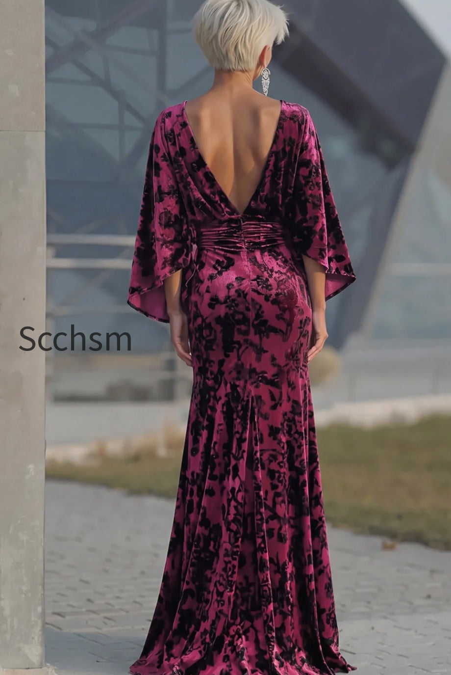 floral-dark-green-sheath-velvet-boat-neck-long-mother-of-the-bride-dress-with-pockets