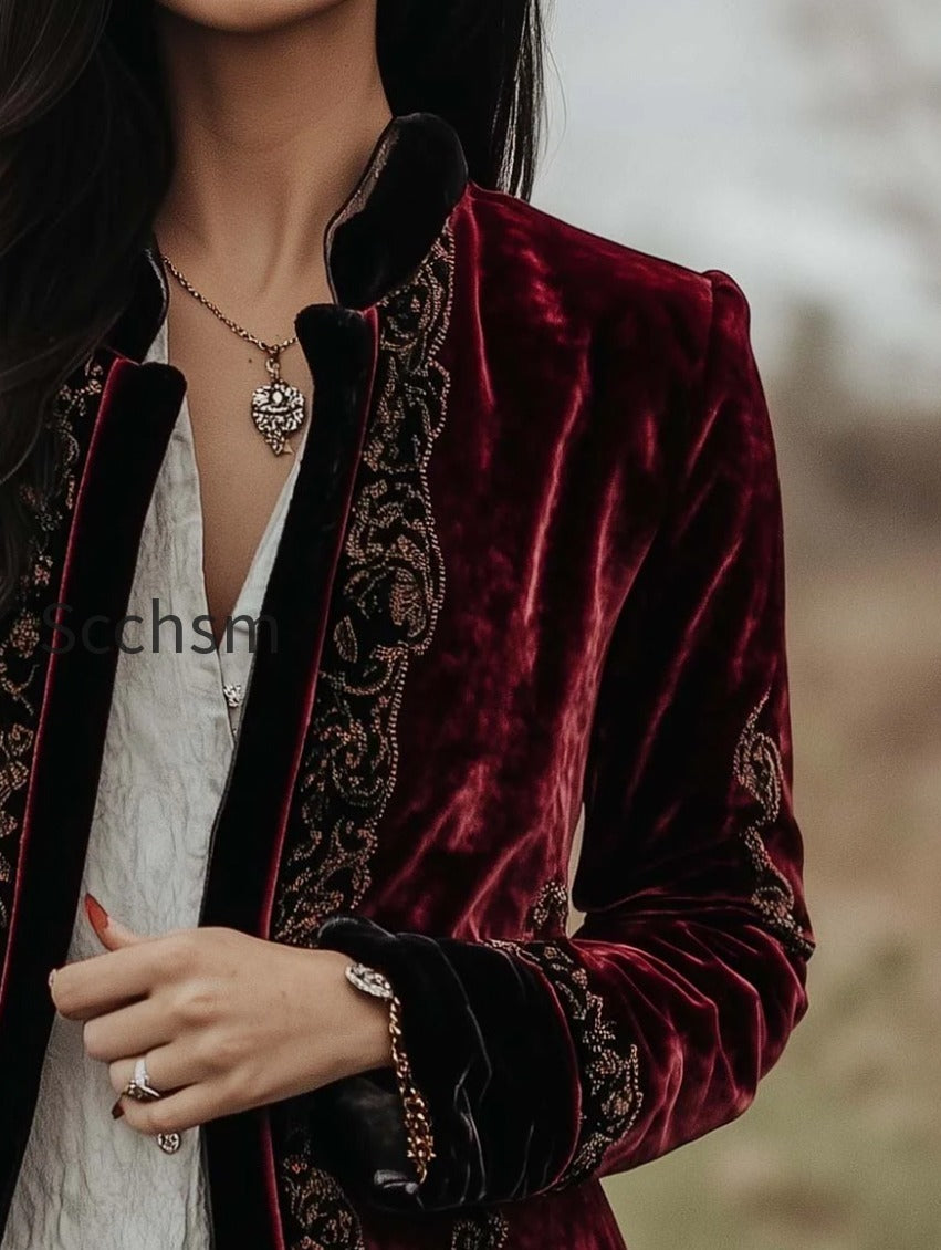 womens-vintage-paisley-long-sleeves-jacket