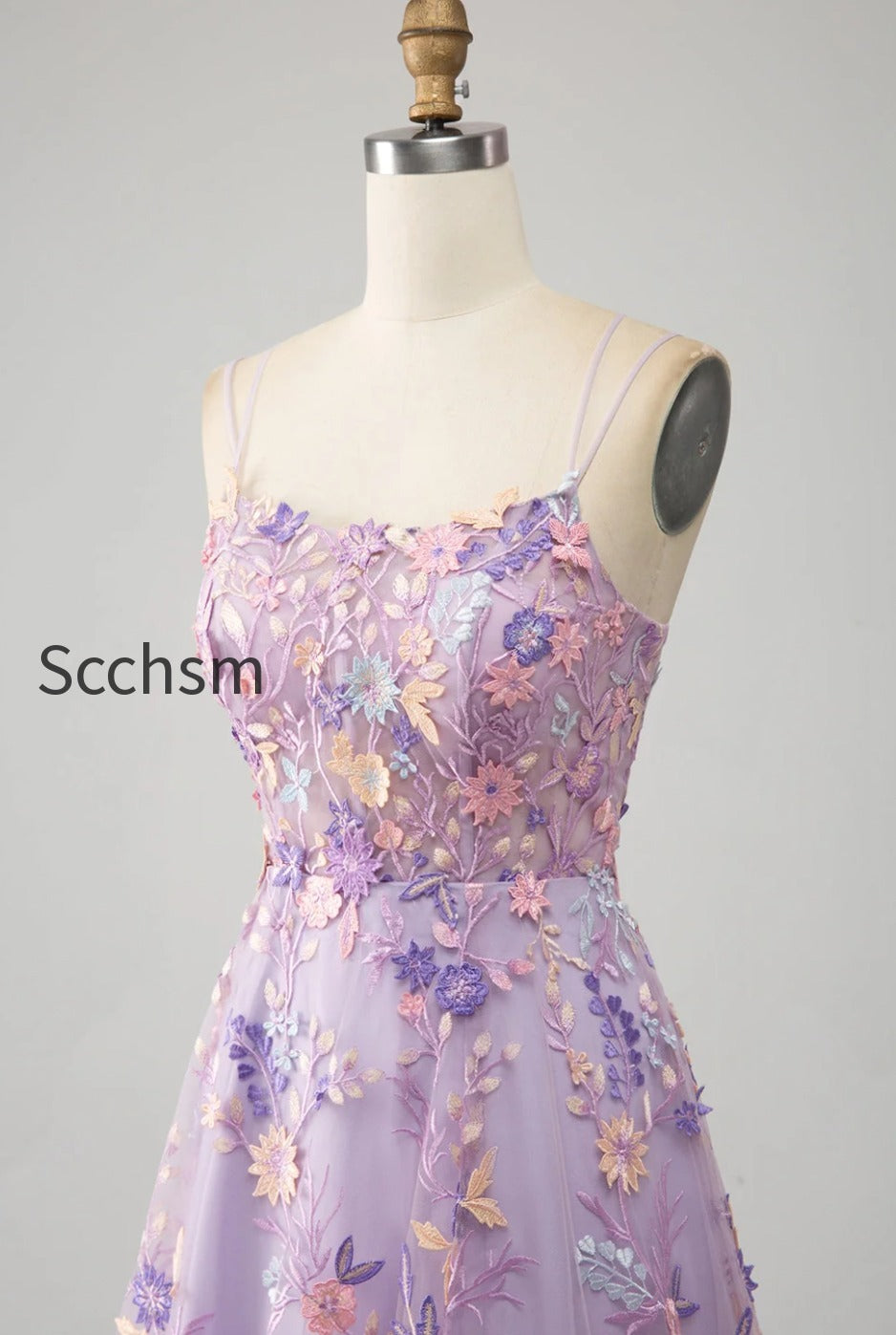 blue-flower-a-line-spaghetti-straps-corset-embroidered-prom-dress-with-slit
