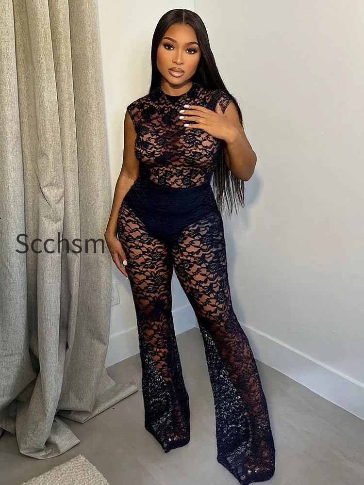 mesh-see-through-flared-two-piece-pants-set
