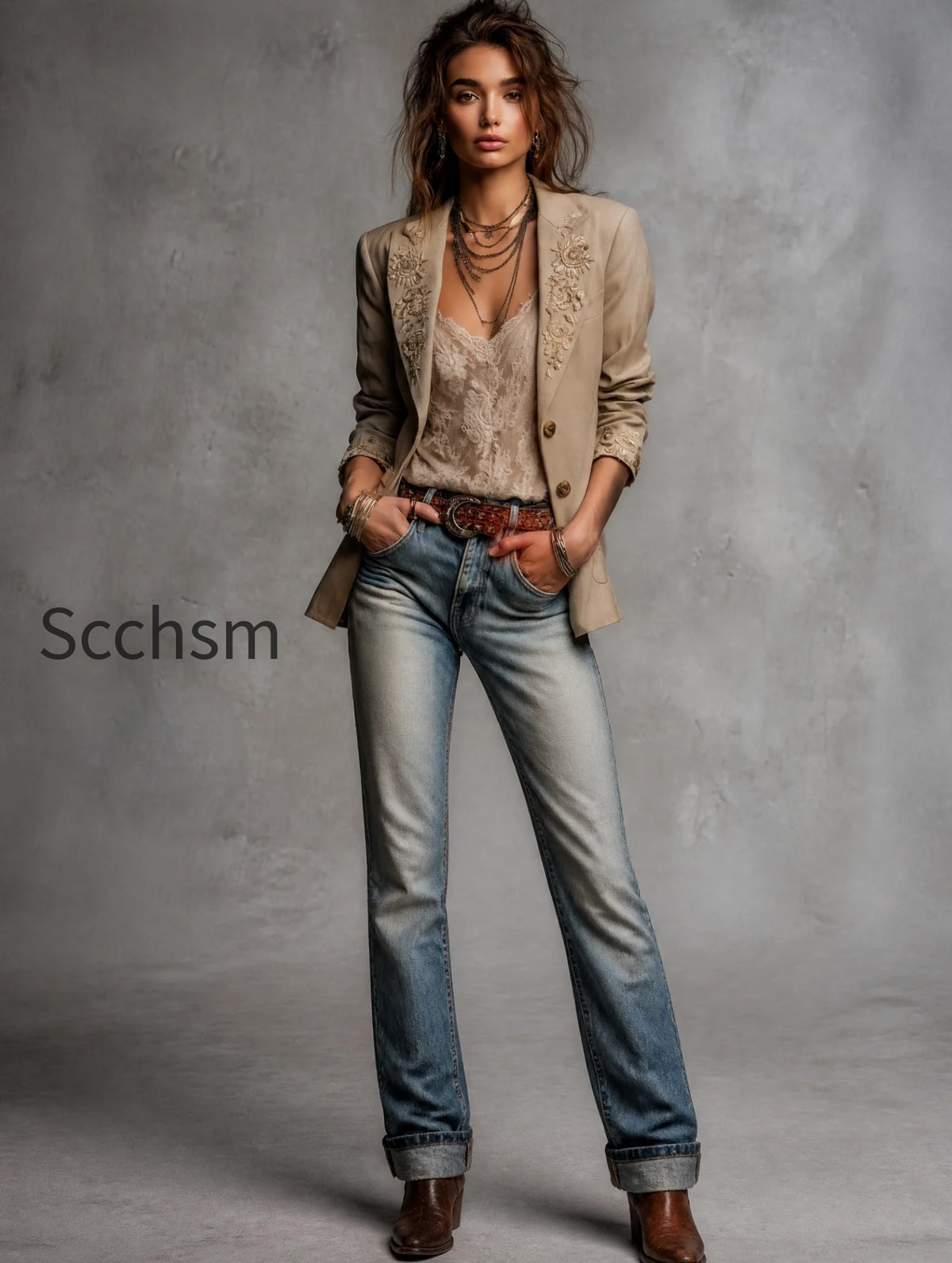 boho-western-light-khaki-linen-blend-beige-gold-floral-embroidered-lapel-blazer