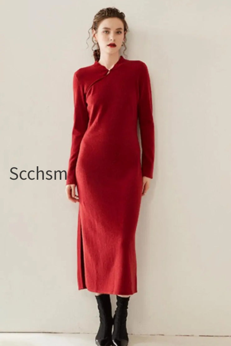 100-cashmere-midi-sweater-dress-with-mandarin-inspired-collar