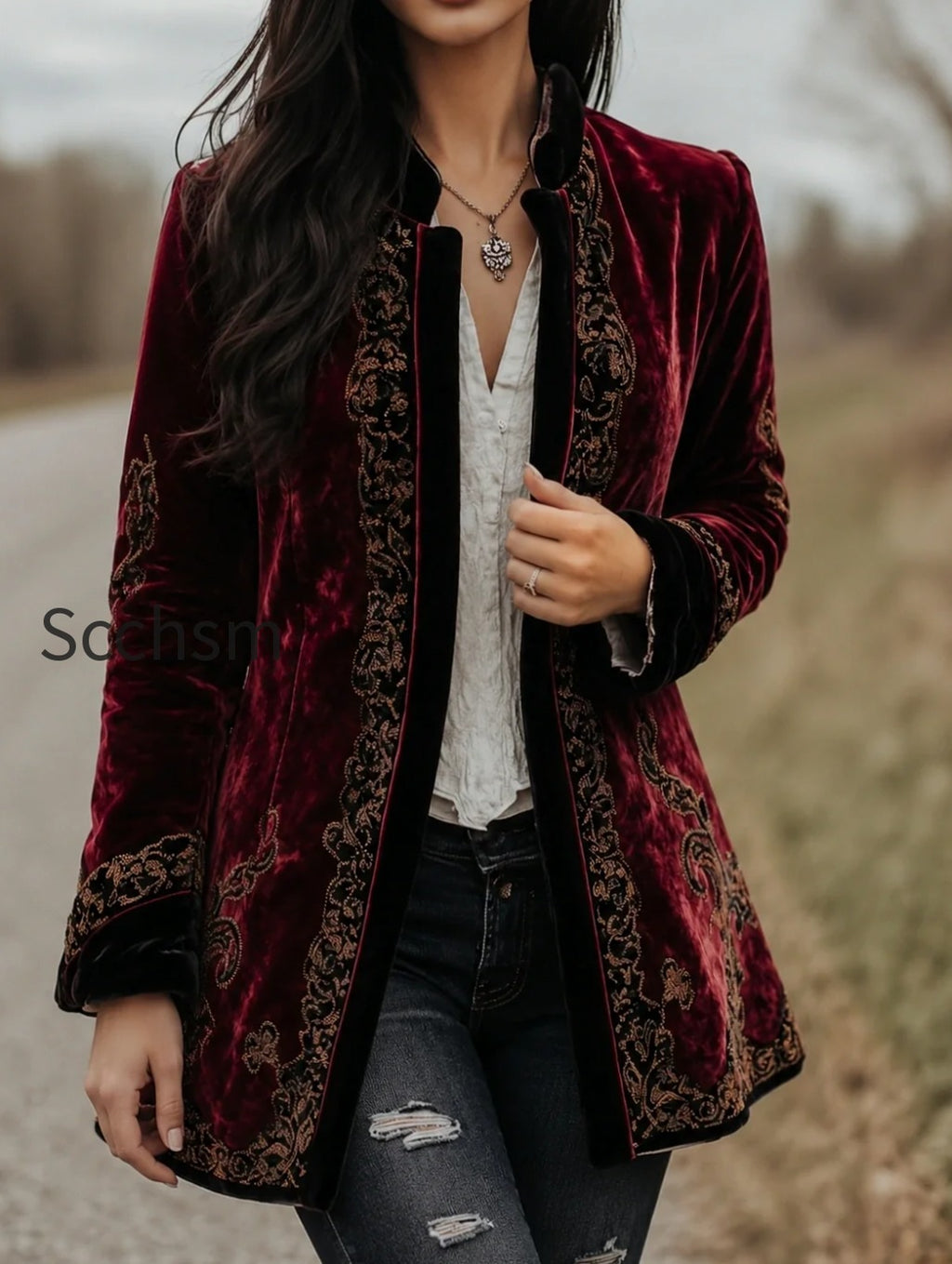 womens-vintage-paisley-long-sleeves-jacket