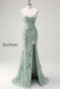 sparkly-sage-mermaid-sequined-beaded-spaghetti-straps-long-prom-dress