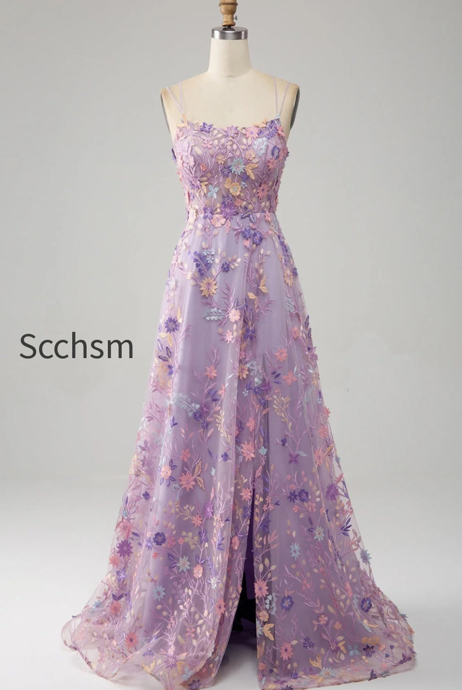 blue-flower-a-line-spaghetti-straps-corset-embroidered-prom-dress-with-slit