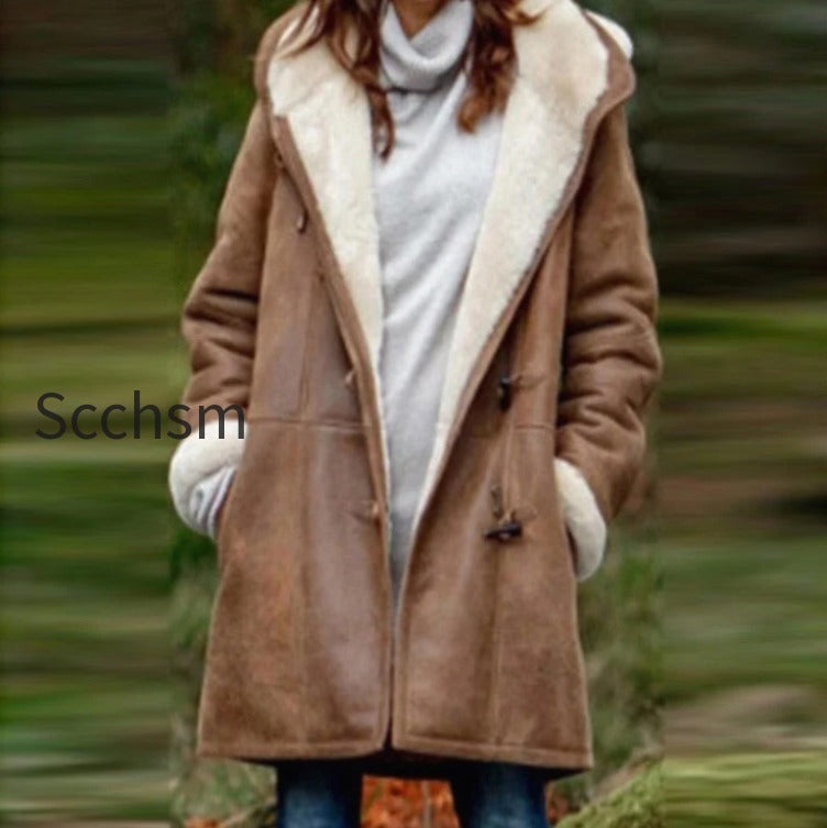 winter-intellectual-simple-harajuku-solid-color-casual-button-cardigan-warm-mid-length-hooded-women-overcoat-40500456