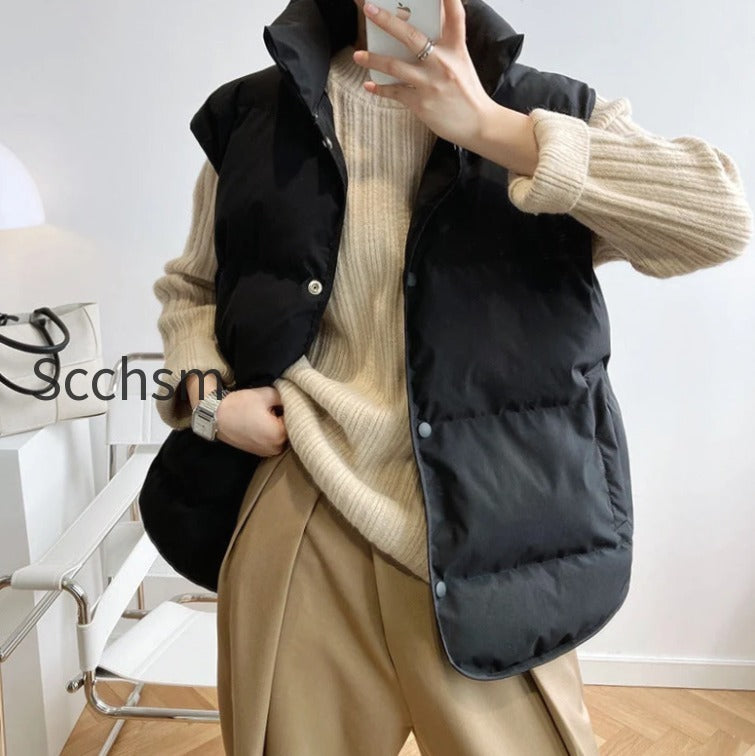 korean-down-cotton-vest-women-short-autumn-winter-loose-outer-wear-cotton-padded-jacket-vest-cotton-vest-coat-40500452