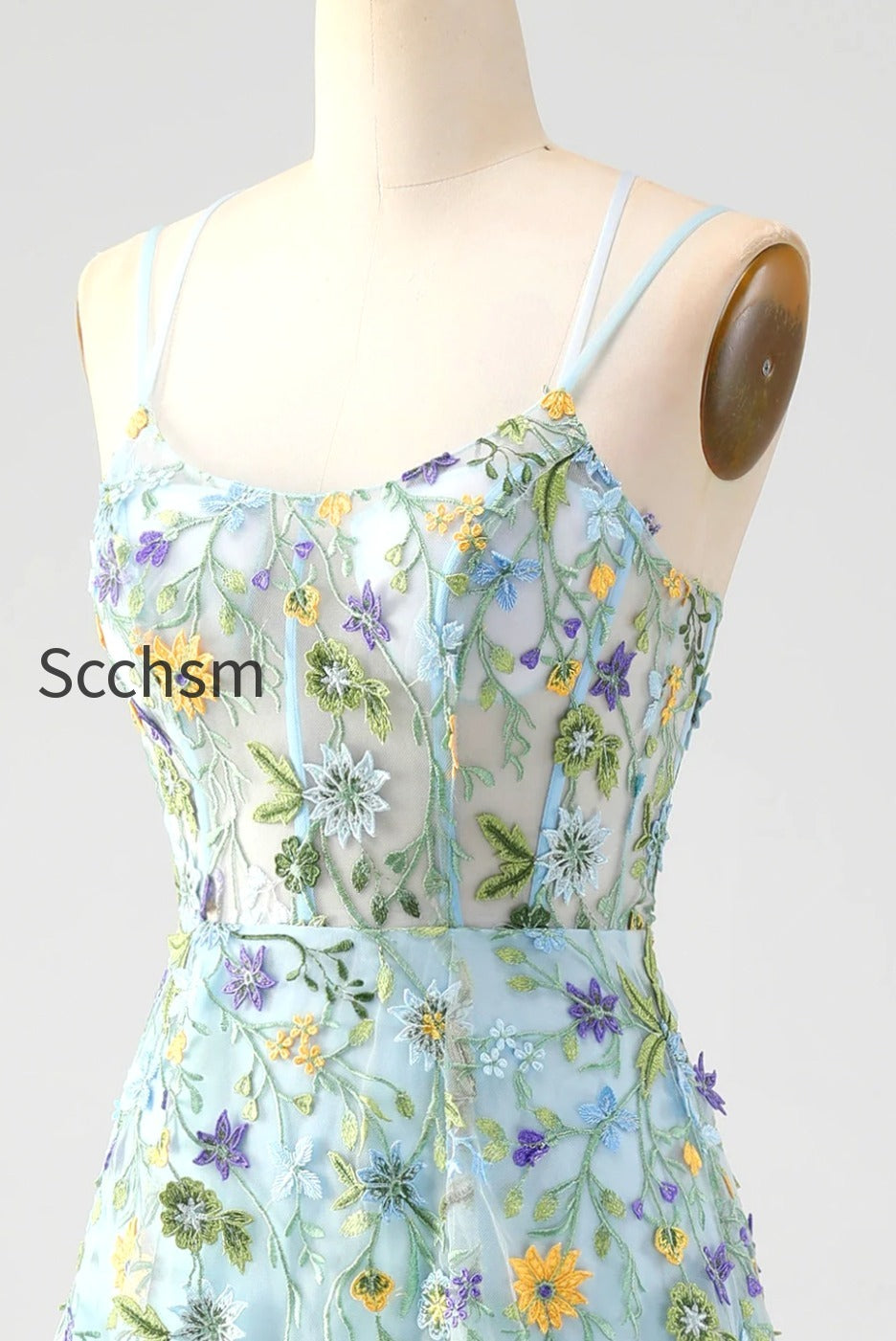 blue-flower-a-line-spaghetti-straps-corset-embroidered-prom-dress-with-slit