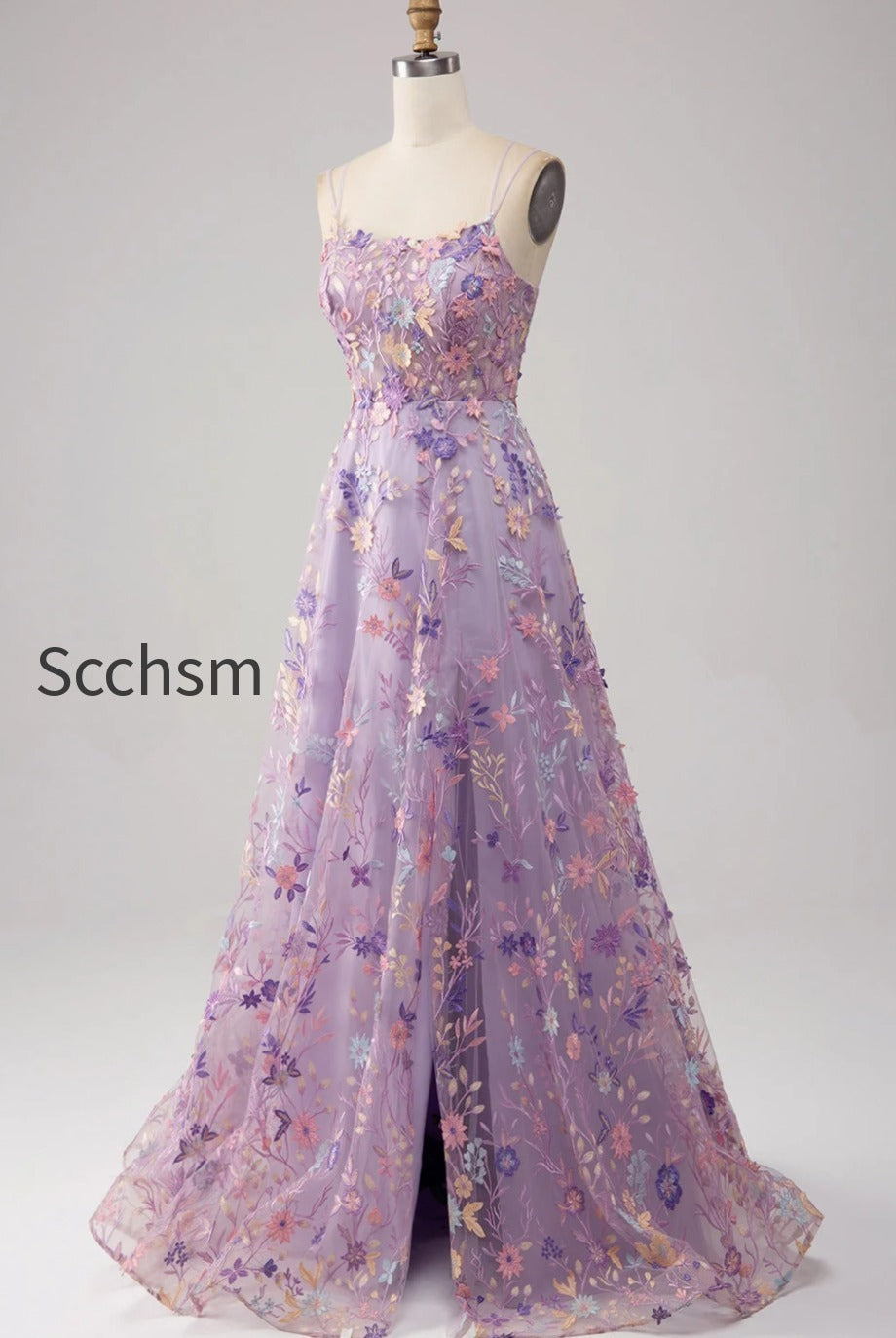 blue-flower-a-line-spaghetti-straps-corset-embroidered-prom-dress-with-slit
