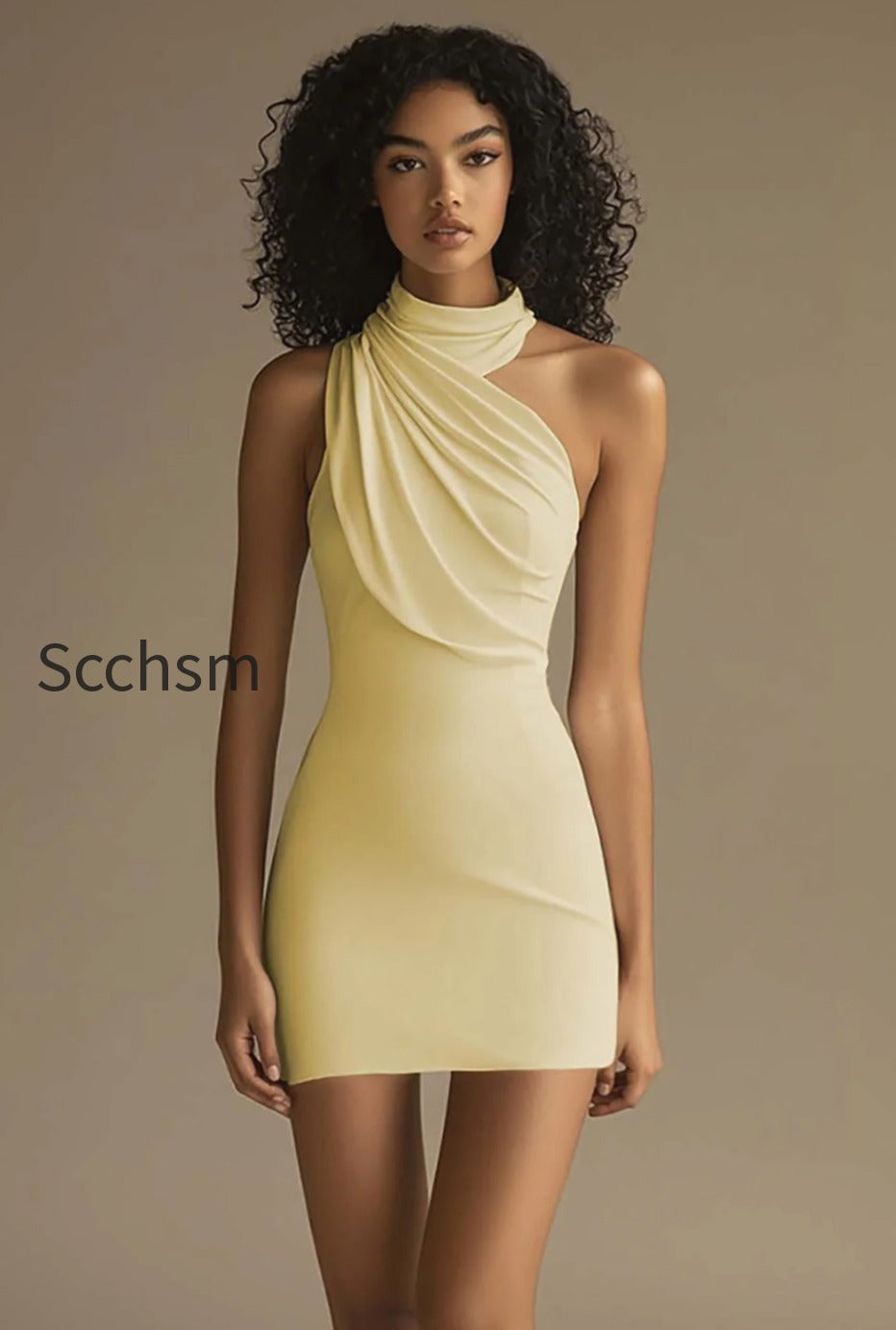 sleeveless-sheath-ruched-bodycon-mini-little-white-dress