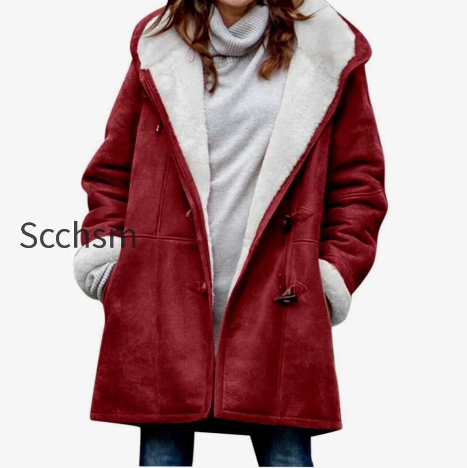 winter-intellectual-simple-harajuku-solid-color-casual-button-cardigan-warm-mid-length-hooded-women-overcoat-40500456