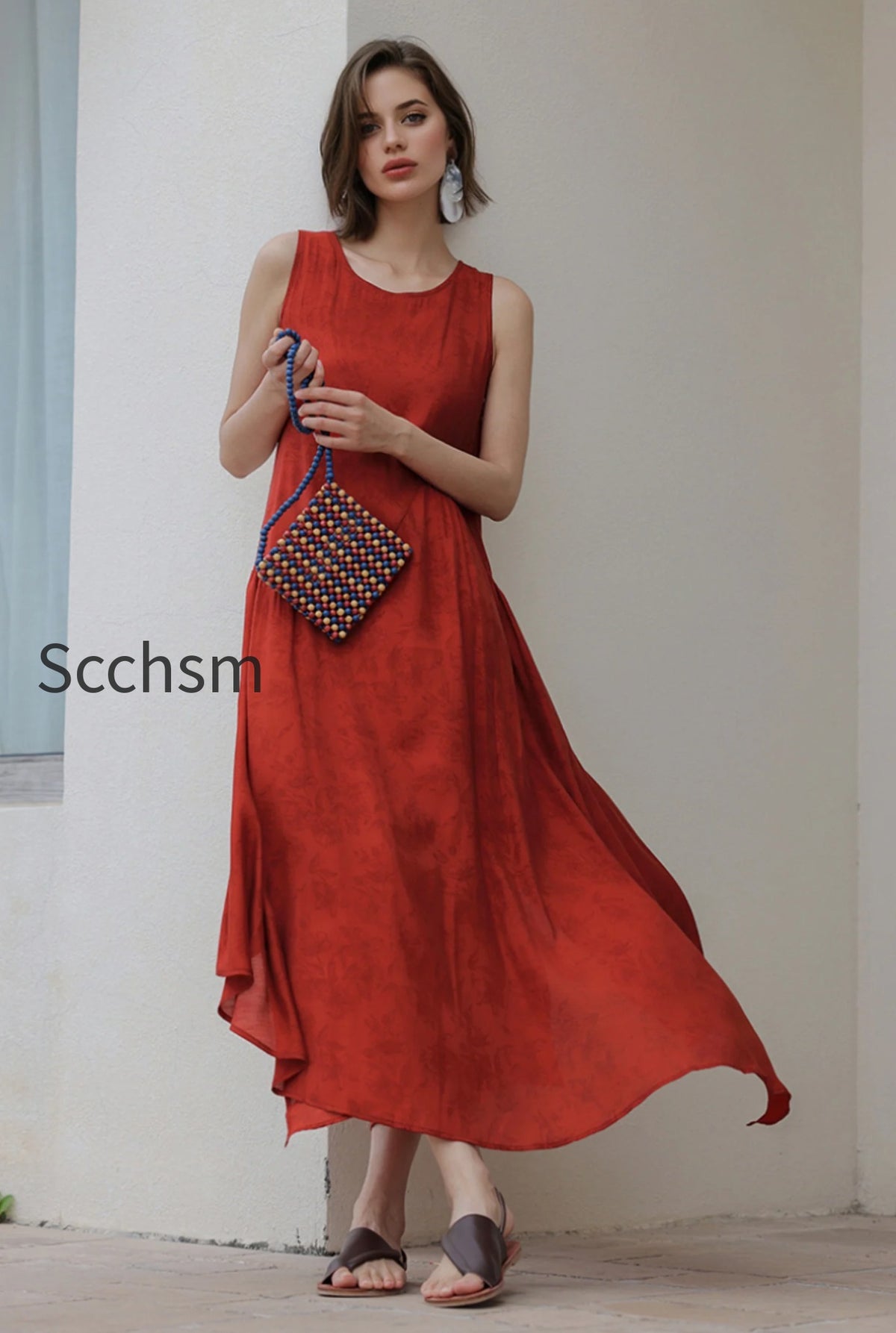 red-asymmetrical-tiered-sleeveless-maxi-dress-with-floral-print