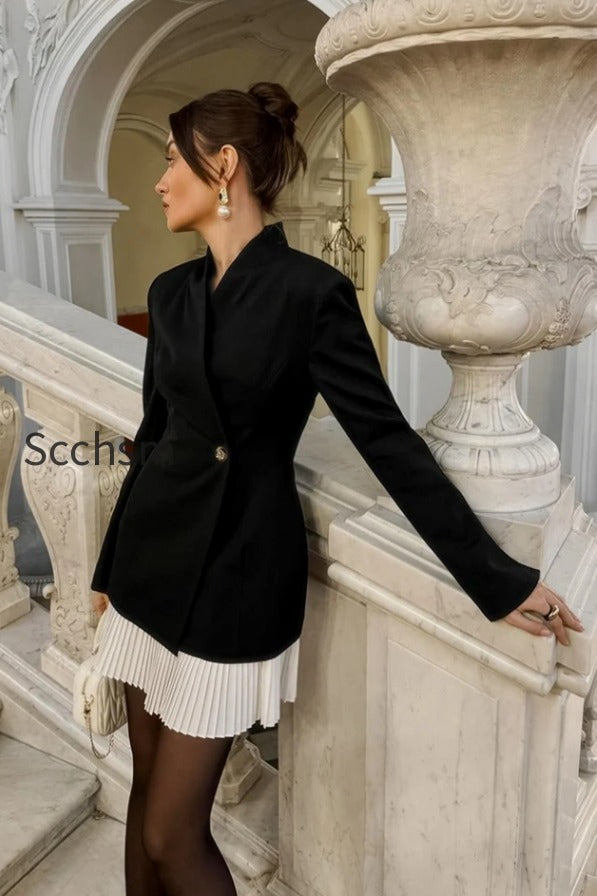 vintage-color-block-long-sleeve-blazer