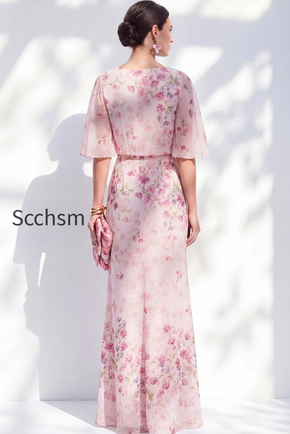 blue-sheath-long-floral-boat-neck-mother-of-the-bride-dress-with-ruffles