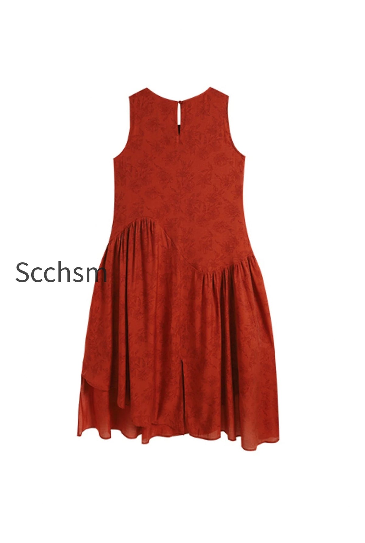 red-asymmetrical-tiered-sleeveless-maxi-dress-with-floral-print