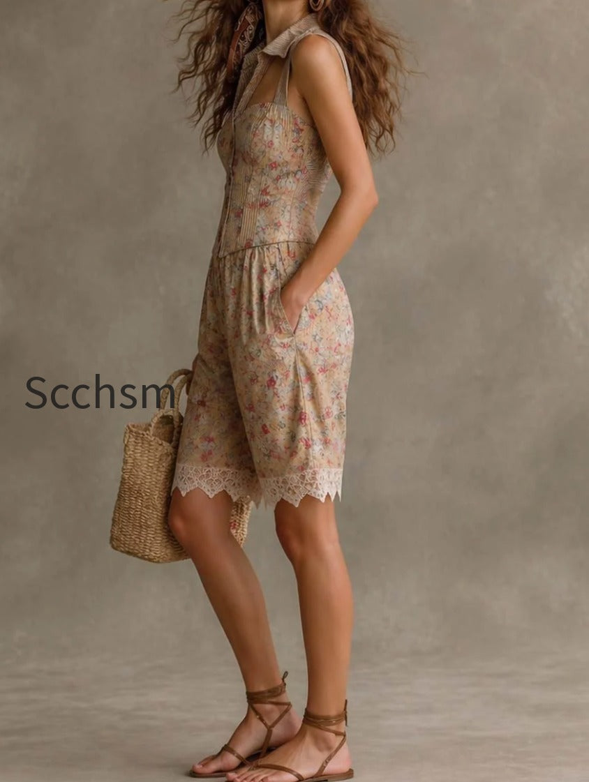 retro-floral-cotton-twill-vest-style-jumpsuit