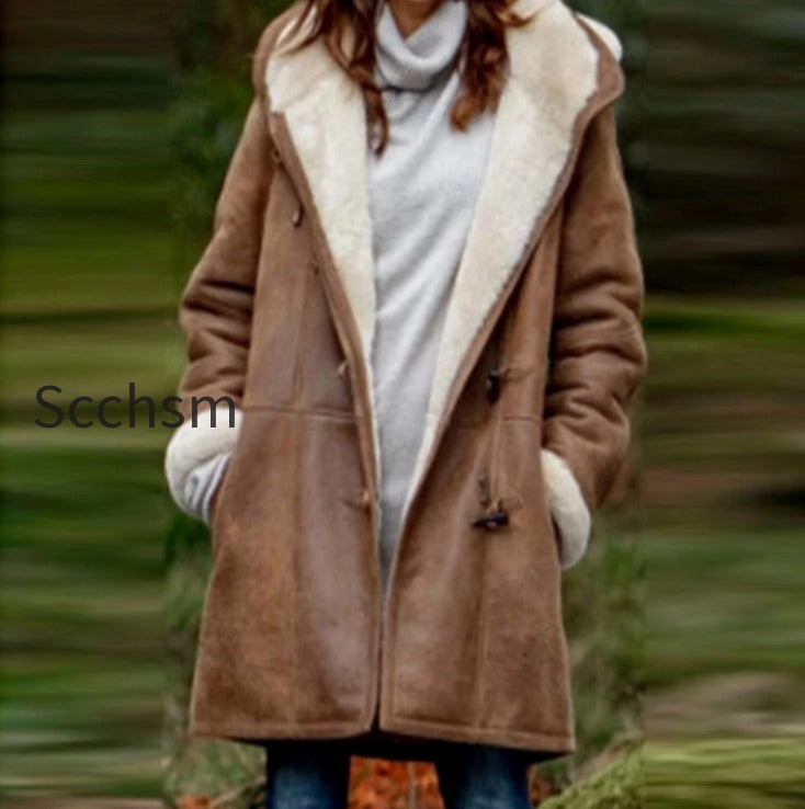 winter-intellectual-simple-harajuku-solid-color-casual-button-cardigan-warm-mid-length-hooded-women-overcoat-40500456