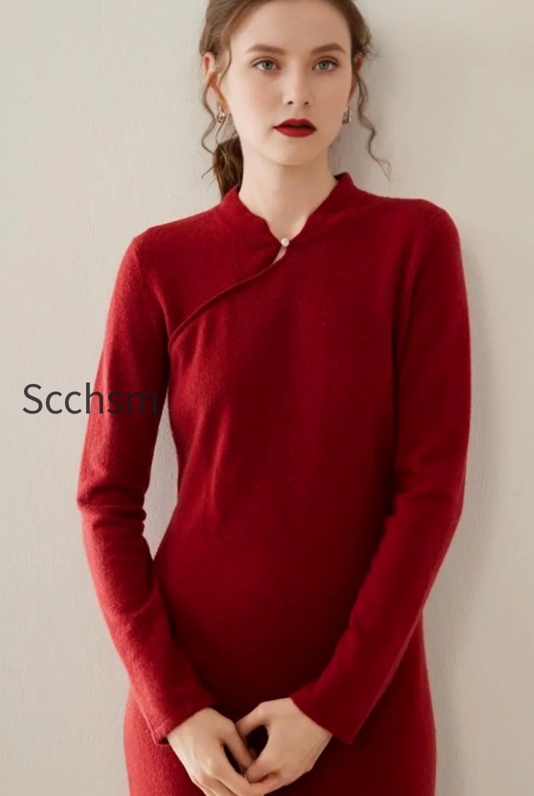 100-cashmere-midi-sweater-dress-with-mandarin-inspired-collar
