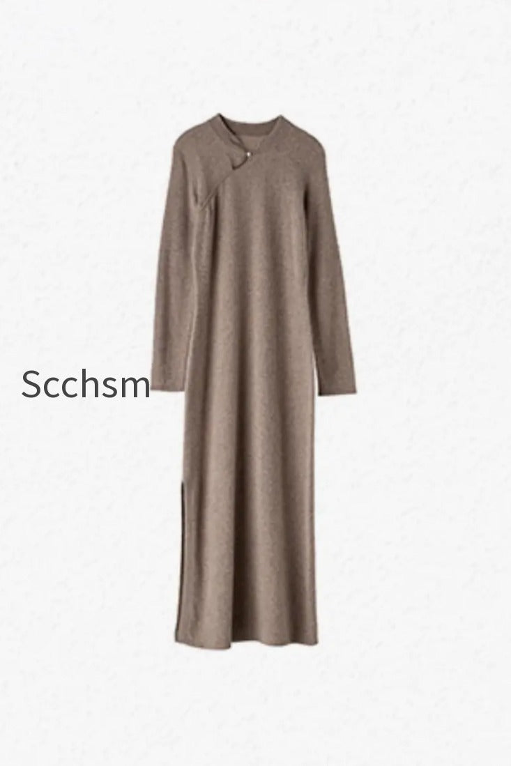 100-cashmere-midi-sweater-dress-with-mandarin-inspired-collar