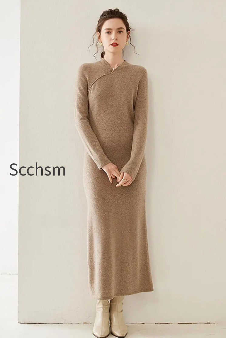 100-cashmere-midi-sweater-dress-with-mandarin-inspired-collar