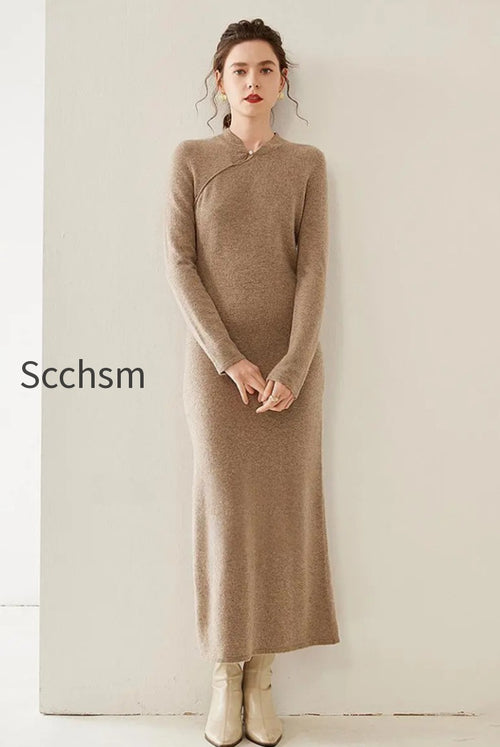 100-cashmere-midi-sweater-dress-with-mandarin-inspired-collar