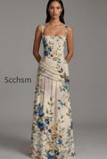 square-neck-a-line-draped-floral-maxi-ivory-beach-wedding-guest-dress