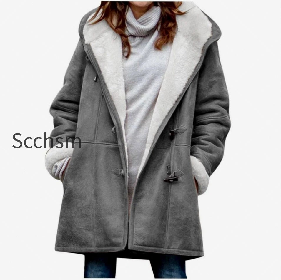 winter-intellectual-simple-harajuku-solid-color-casual-button-cardigan-warm-mid-length-hooded-women-overcoat-40500456