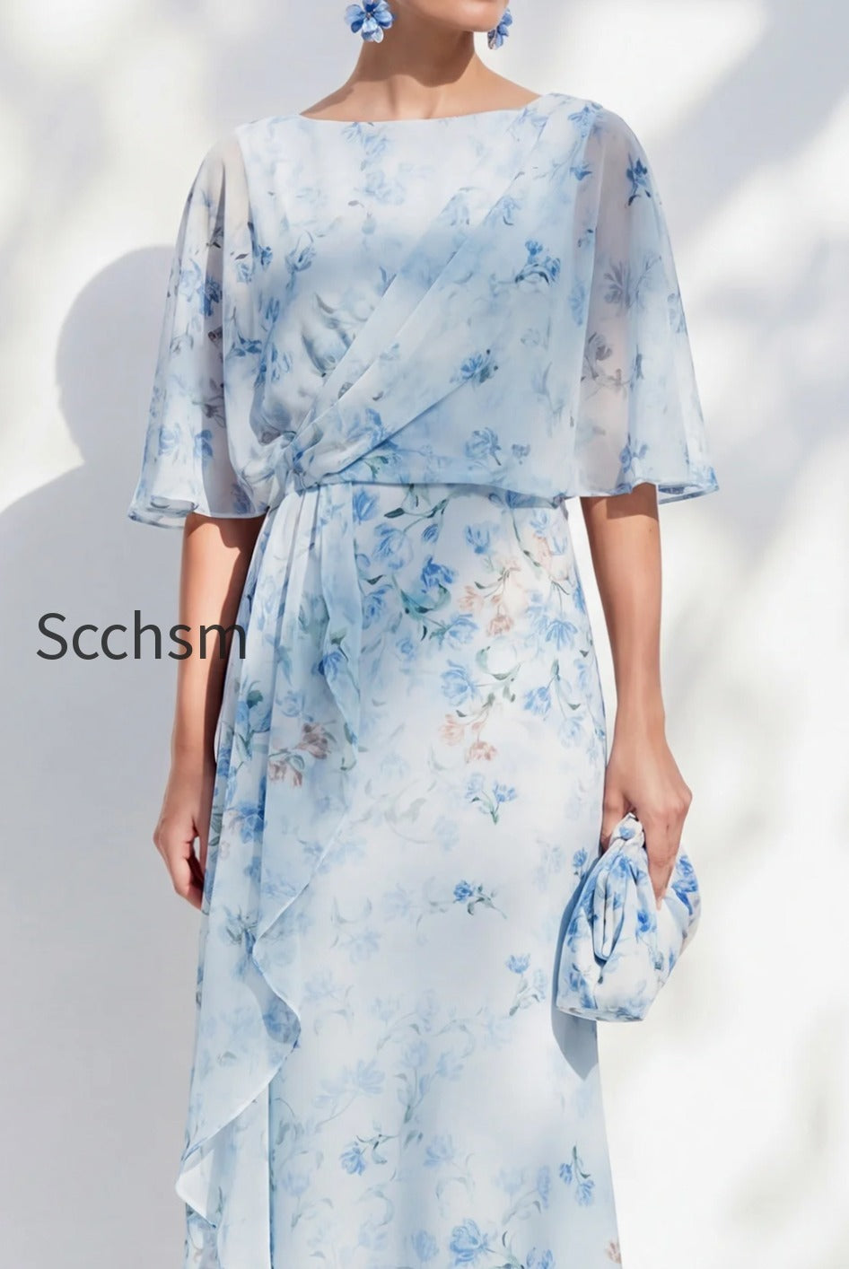 blue-sheath-long-floral-boat-neck-mother-of-the-bride-dress-with-ruffles