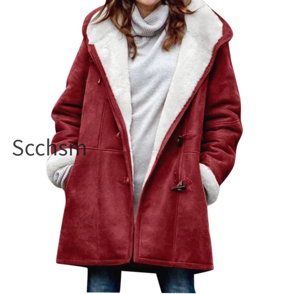 winter-intellectual-simple-harajuku-solid-color-casual-button-cardigan-warm-mid-length-hooded-women-overcoat-40500456