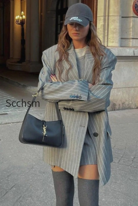 fl-fashion-striped-suit-blazer-two-piece-set