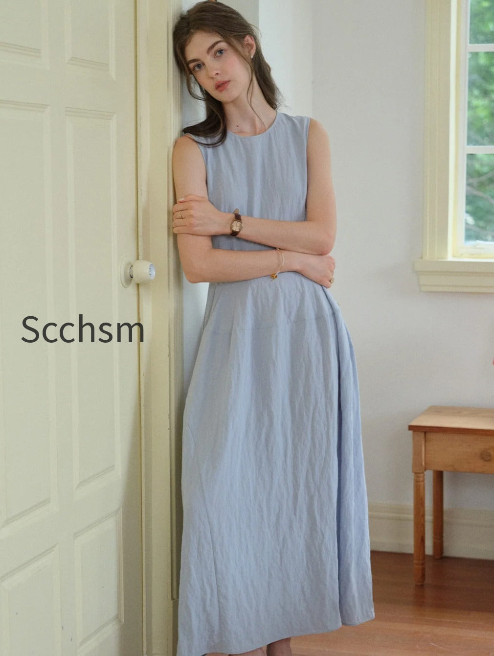 maci-round-neck-simple-dress