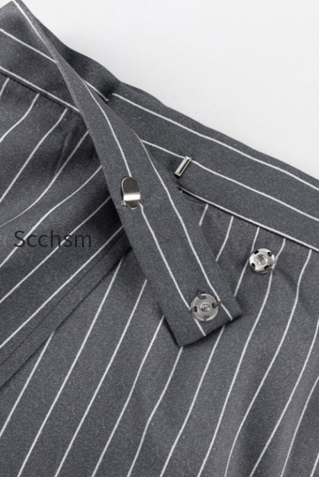 fl-fashion-striped-suit-blazer-two-piece-set