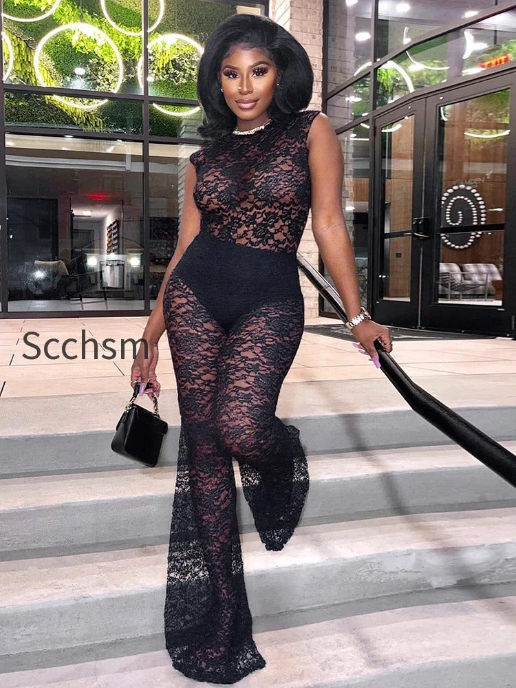 mesh-see-through-flared-two-piece-pants-set