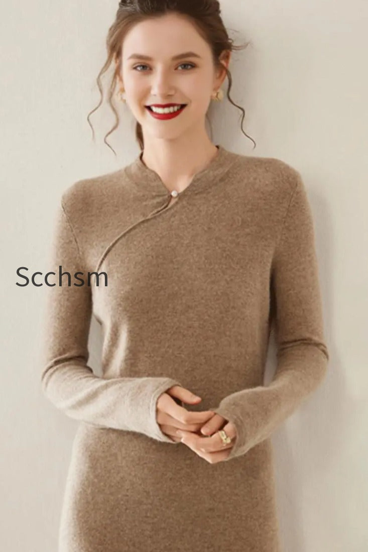 100-cashmere-midi-sweater-dress-with-mandarin-inspired-collar